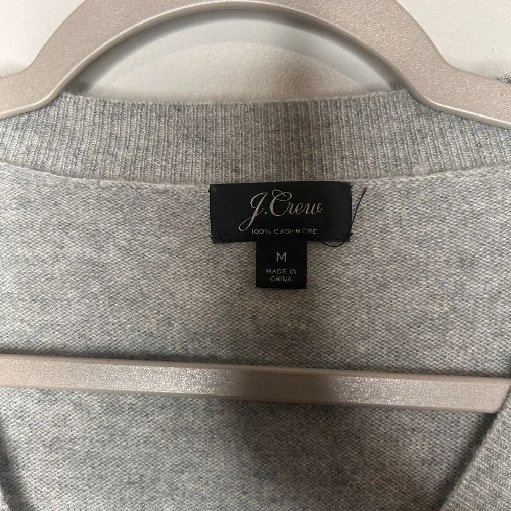 J.crew Cashmere V-neck fitted sweater